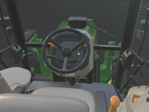 존 데리 5130M 트랙터 3D 모델