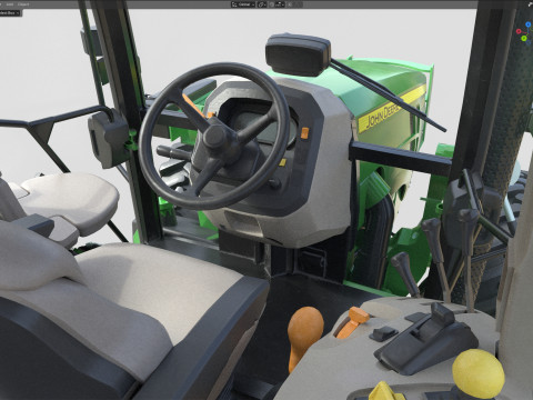 존 데리 5130M 트랙터 3D 모델