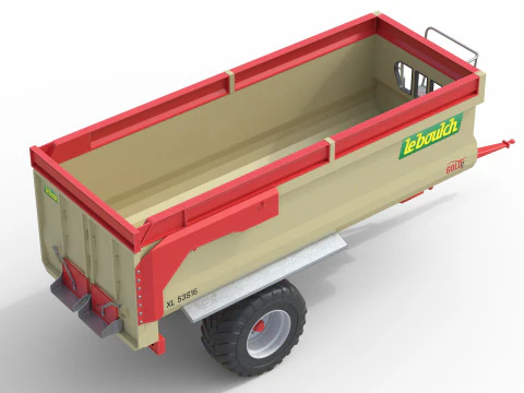 Leboulch Gold2 XL tipping trailer 3D Model