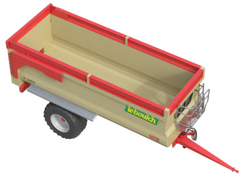 Leboulch Gold2 XL tipping trailer 3D Model