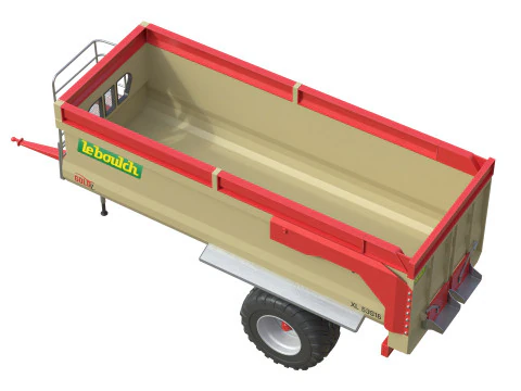 Leboulch Gold2 XL tipping trailer 3D Model