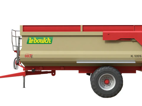 Leboulch Gold2 XL tipping trailer 3D Model