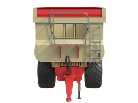 Leboulch Gold2 XL tipping trailer 3D Model