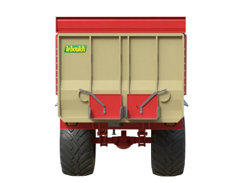 Leboulch Gold2 XL tipping trailer 3D Model