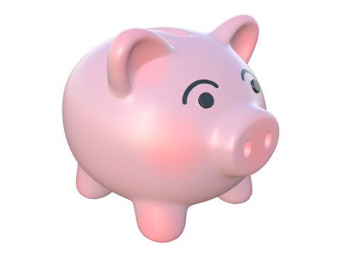 Копилка 3D Модель