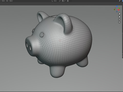 Копилка 3D Модель