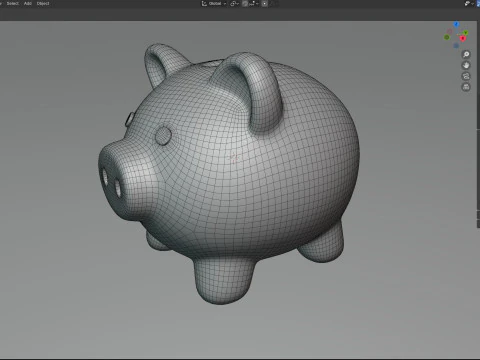 Piggy bank 3D Model