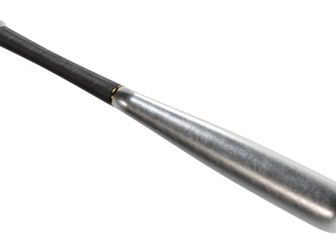 Mazza da baseball in alluminio Modello 3D