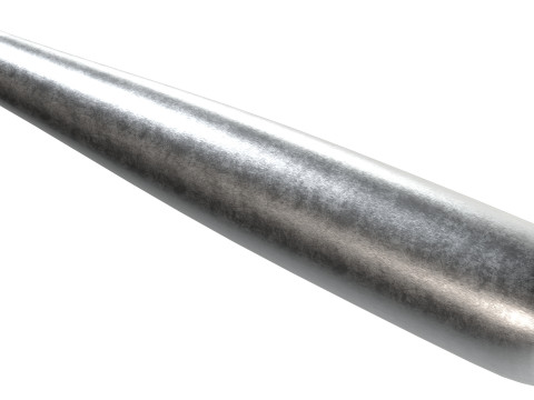 Mazza da baseball in alluminio Modello 3D