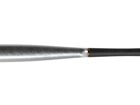 Mazza da baseball in alluminio Modello 3D
