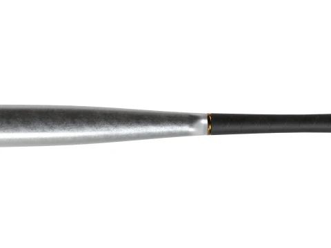 Baseball bat aluminium 3D Model