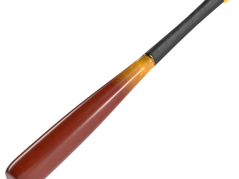 Batte de baseball Feu rouge Modèle 3D