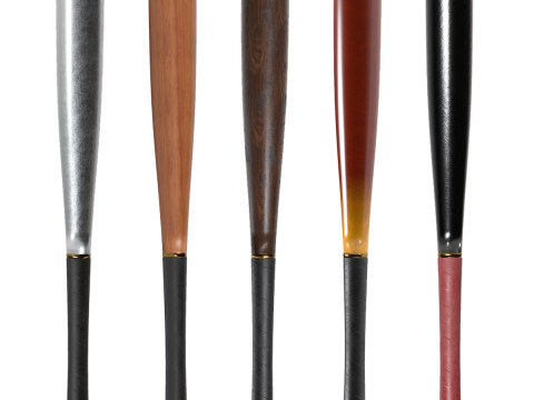 Collezione di mazze da baseball Modello 3D