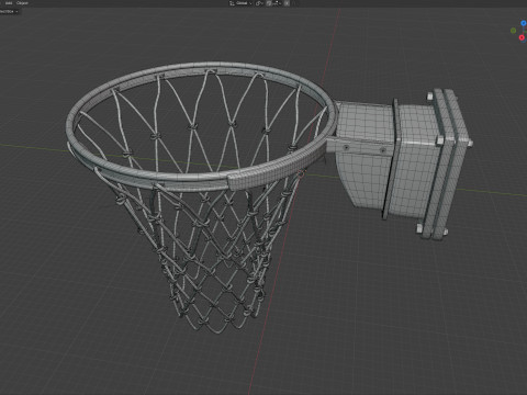 Rede de basquete Modelo 3D
