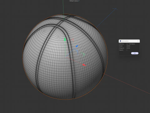 Basketball 3D Model