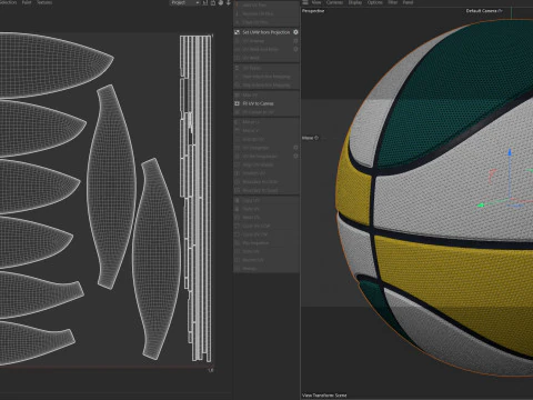 Basketball v4 3D Model