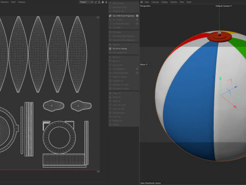 Beach ball 3D Model