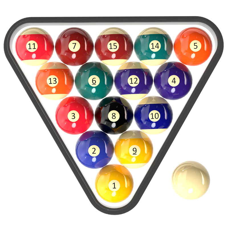 bolas de billar Modelo 3D .c4d .max .obj .3ds .fbx .stl .blend