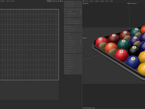Billiards Balls 3D Model