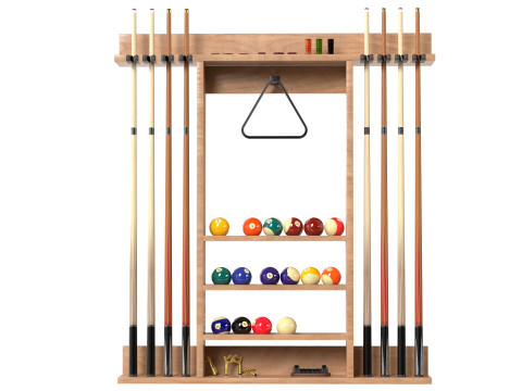 Billard-Queue-Rack 3D Modell