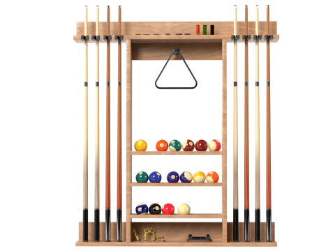 당구 큐 랙 3D 모델