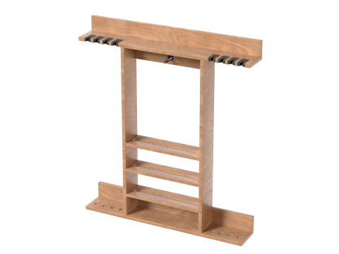 Estante para tacos de billar vacío Modelo 3D