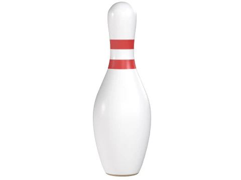Bowlin pins and balls 3D Model