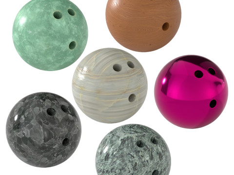 ボウリングボール 3Dモデル