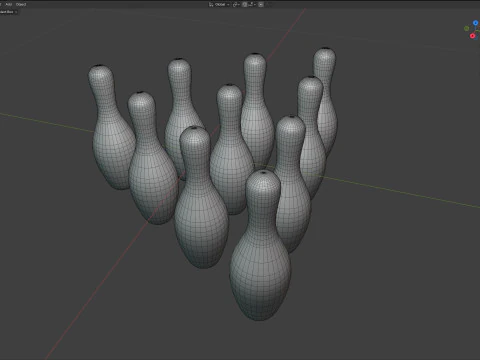 Quille de bowling Modèle 3D