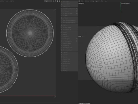 Cricket ball 3D Model