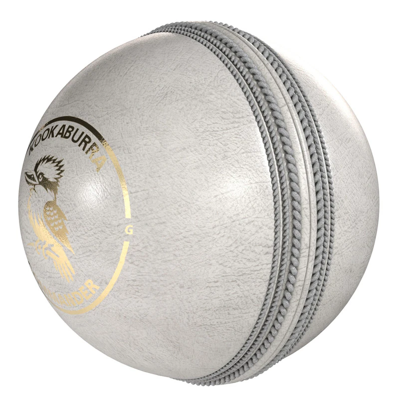 Cricket ball white kookaburra 3D Model .c4d .max .obj .3ds .fbx .stl .blend 