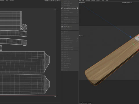 Cricket bat 3D Model