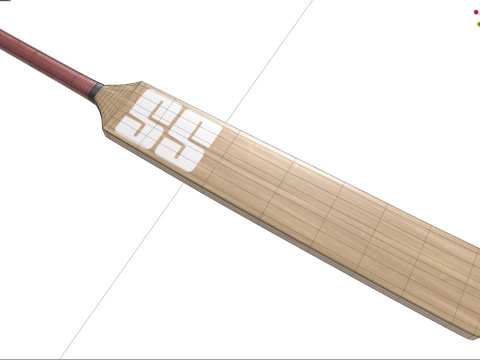 Mazza da cricket 2 Modello 3D