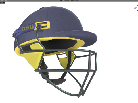 크리켓 헬멧 3D 모델