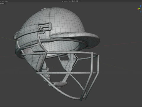 크리켓 헬멧 3D 모델