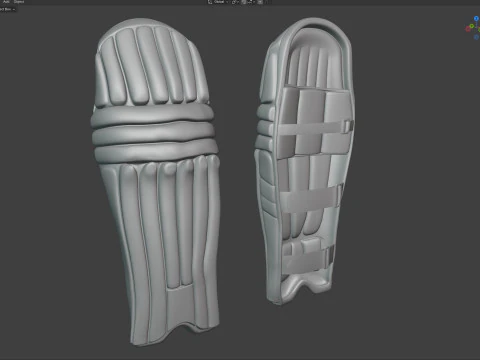 Cricket Pads 3D Model