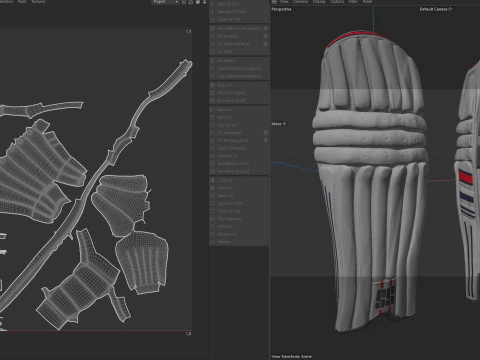 Cricket Pads 3D Model