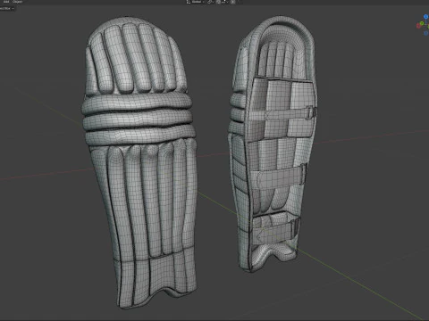 Cricket Pads 3D Model