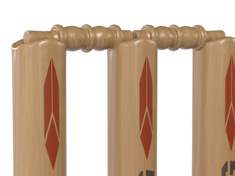 Kriket güdük wicket 3D Model