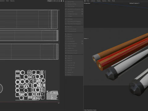 Cue stick 3D Model