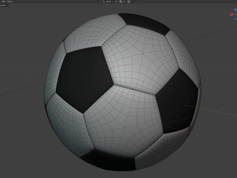 Balón de fútbol Modelo 3D