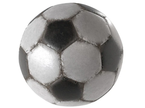 Piłka nożna jest brudna Model 3D