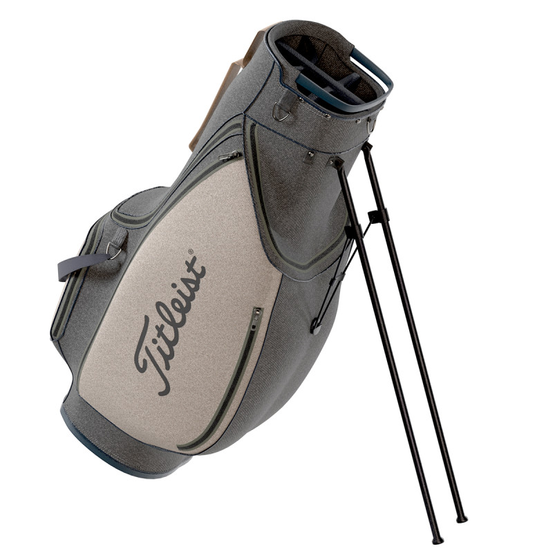 Gold club bag 3D Model .c4d .max .obj .3ds .fbx .stl .blend 