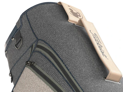 Gold club bag 3D Model