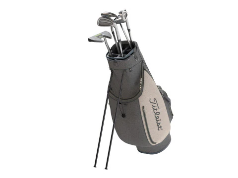 Golf Bag Clubs and Putter 3D Model
