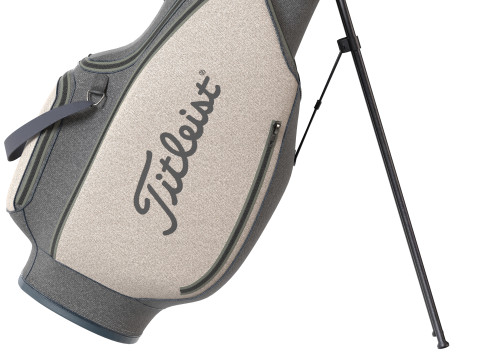 高尔夫球包球杆和推杆 3D 模型