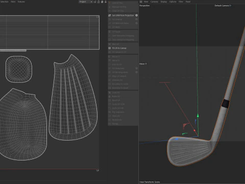 Klub golfowy2 Model 3D