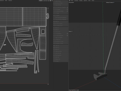 高尔夫推杆1 3D 模型