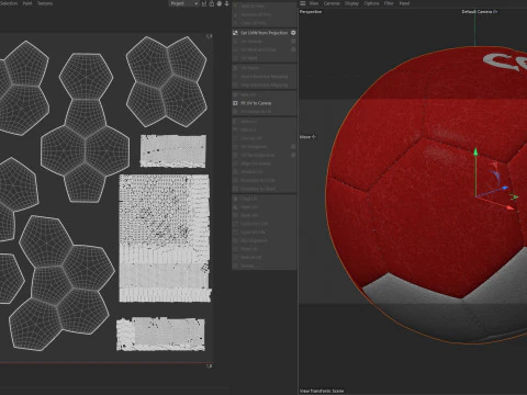 Handball 3D Model
