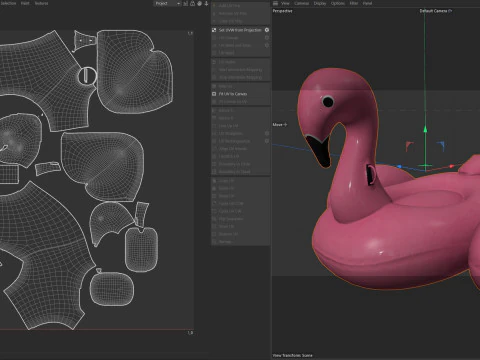 Inflatable Pool Swan 3D Model